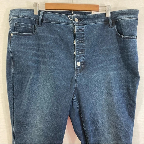 NWT Old Navy Button Fly Rockstar Super Skinny Extra High Rise Jeans Size 26 plus - Picture 4 of 11